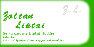 zoltan liptai business card